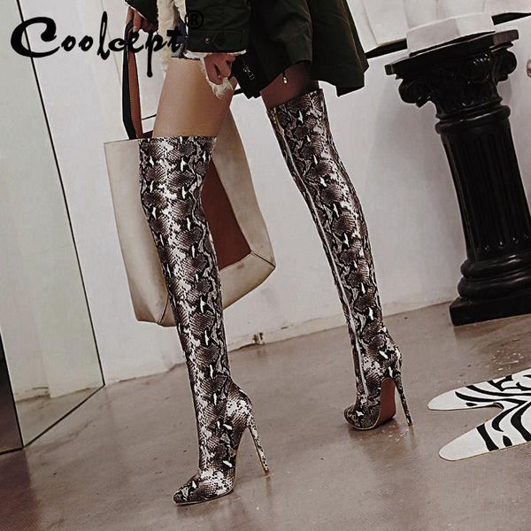 boots coolcept plus size 30-48 arrival thin heels snakeskin pattern long woman fashion over the knee footwear1, Black
boots coolcept plus size 30-48 arrival thin heels snakeskin pattern long woman fashion over the knee footwear1, Black