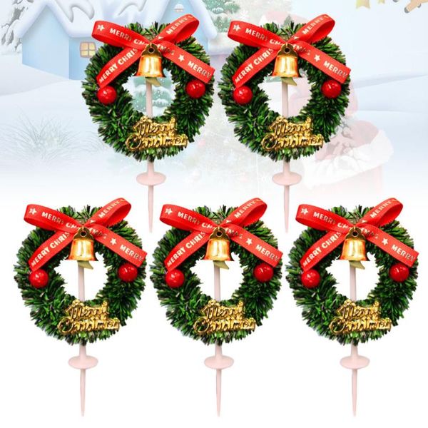 5pcs creative cake ers christmas series birthday party fruit cake picks wreath shaped decoration supplies (grass circle
5pcs creative cake ers christmas series birthday party fruit cake picks wreath shaped decoration supplies (grass circle