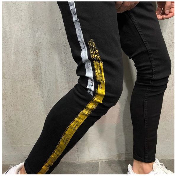 2023 skinny mens jeans black cool men jeans stretch slim fit denim biker jeans hip hop men streetwear 1110#, Blue
2023 skinny mens jeans black cool men jeans stretch slim fit denim biker jeans hip hop men streetwear 1110#, Blue