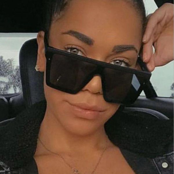 2020 flat oversize square sunglasses women fashion retro gradient sun glasses men blue big frame vintage eyewear uv400, White;black
2020 flat oversize square sunglasses women fashion retro gradient sun glasses men blue big frame vintage eyewear uv400, White;black