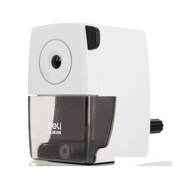 wholesale-1 pc metal pencil sharpeners basic type for office hand crank pencil cutting machine 2 colors white and black deli 0610b 7g8sl
wholesale-1 pc metal pencil sharpeners basic type for office hand crank pencil cutting machine 2 colors white and black deli 0610b 7g8sl