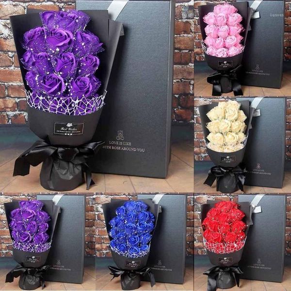 21pcs roses from foamiran valentines day diy soap flower gift rose box bouquet wedding holiday gift petalos de boda 30d101
21pcs roses from foamiran valentines day diy soap flower gift rose box bouquet wedding holiday gift petalos de boda 30d101