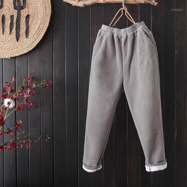 autumn winter corduroy pants women plus size 3xl harem pants gray loose trousers women casual1, Black;white
autumn winter corduroy pants women plus size 3xl harem pants gray loose trousers women casual1, Black;white