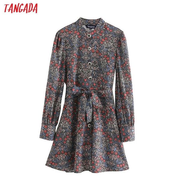 tangada women elegant short dress with slash floral printed long sleeve office lady mini dresses vestido 5z23 y200805, Black;pink
tangada women elegant short dress with slash floral printed long sleeve office lady mini dresses vestido 5z23 y200805, Black;pink