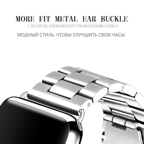 stainless steel strap for watch band 38mm 40mm 42mm 44mm metal links bracelet iwatch series 1 jllbrt, Black;brown
stainless steel strap for watch band 38mm 40mm 42mm 44mm metal links bracelet iwatch series 1 jllbrt, Black;brown