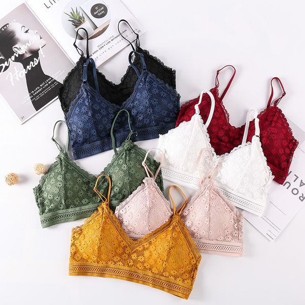 3Pieces/Lot Sexy Bra Floral Lace Bralette Push Up Bras For Women Padded Brassiere Seamless Underwear Wireless Bra Sexy Lingerie, Yellow
3Pieces/Lot Sexy Bra Floral Lace Bralette Push Up Bras For Women Padded Brassiere Seamless Underwear Wireless Bra Sexy Lingerie, Yellow