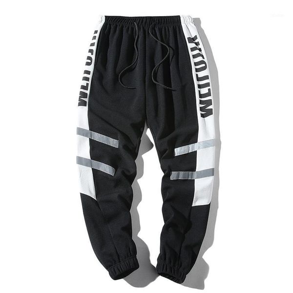 men's pants men color block patchwork thin joggers harem nice autumn fashion hip hop casual male trousers elastic streetwear pants1, Black
men's pants men color block patchwork thin joggers harem nice autumn fashion hip hop casual male trousers elastic streetwear pants1, Black