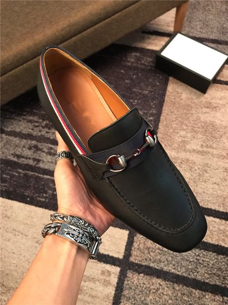2018 new male dress shoes fashional luxury men business breathable cow leather square round toe men casual shoes leather shoes, Black
2018 new male dress shoes fashional luxury men business breathable cow leather square round toe men casual shoes leather shoes, Black