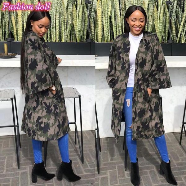 2020 autumn winter women long long sleeve camouflage print casual straight jackets turn-down collar coats1, Tan;black
2020 autumn winter women long long sleeve camouflage print casual straight jackets turn-down collar coats1, Tan;black