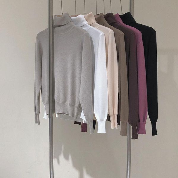 women's sweaters high-necked sweater versatile bottoming shirt 2021 autumn and winter foreign knitted, White;black
women's sweaters high-necked sweater versatile bottoming shirt 2021 autumn and winter foreign knitted, White;black