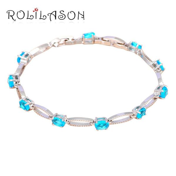 charm bracelets rolilason wholesale retail cubic zircon party items silver sky blue crystal wedding fashion jewelry tbs964, Golden;silver
charm bracelets rolilason wholesale retail cubic zircon party items silver sky blue crystal wedding fashion jewelry tbs964, Golden;silver