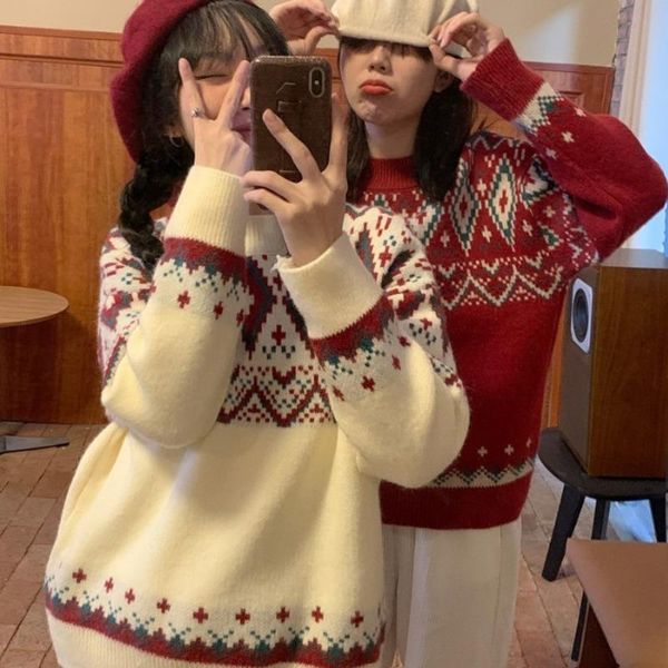 women's sweaters peonfly fashion women autumn winter christmas sweater ladies knitted jumper pullover print and pullovers, White;black
women's sweaters peonfly fashion women autumn winter christmas sweater ladies knitted jumper pullover print and pullovers, White;black