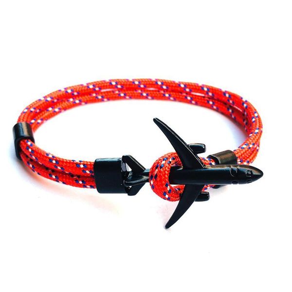 new men bracelet creative black airplane anchor bracelet survival bracelet handmade braided rope couple bracelets for m jllita
new men bracelet creative black airplane anchor bracelet survival bracelet handmade braided rope couple bracelets for m jllita