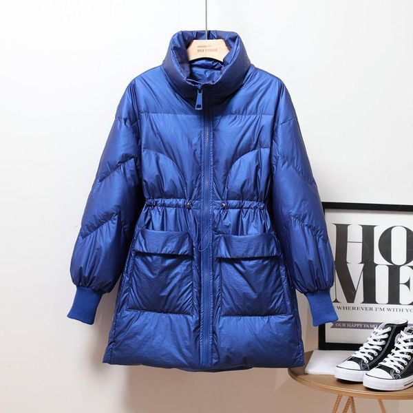women coats ultra light bright side down jacket winter warm 90% white duck down loose parkas female sash tie up overcoat1, Black
women coats ultra light bright side down jacket winter warm 90% white duck down loose parkas female sash tie up overcoat1, Black
