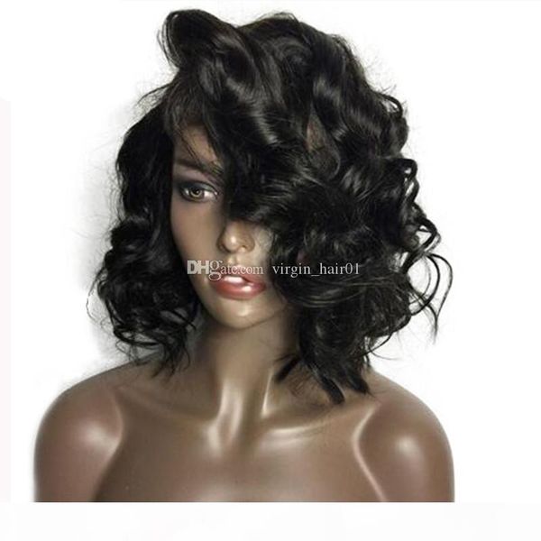 short wavy human hair wig body wave short bob wigs full lace wig for black women new arrive wavy lace front glueless wig, Black;brown
short wavy human hair wig body wave short bob wigs full lace wig for black women new arrive wavy lace front glueless wig, Black;brown