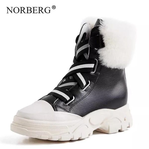 norberg women snow boots 100% genuine cowhide leather ankle boots warm winter bootshigh-heeled women's casual shoes woman, Black
norberg women snow boots 100% genuine cowhide leather ankle boots warm winter bootshigh-heeled women's casual shoes woman, Black