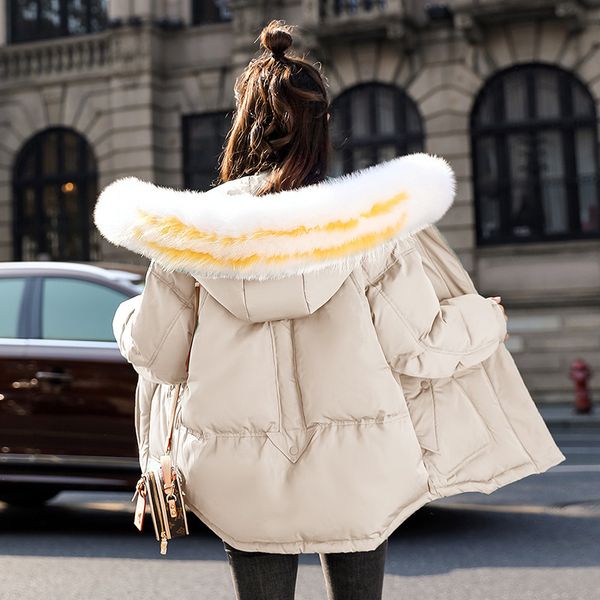 baixo algodo para mulher little cap 2020 inverno solto pesado seta chumbo roupas algodo-acolchoado jaqueta solta casaco 8h30, Black
baixo algodo para mulher little cap 2020 inverno solto pesado seta chumbo roupas algodo-acolchoado jaqueta solta casaco 8h30, Black