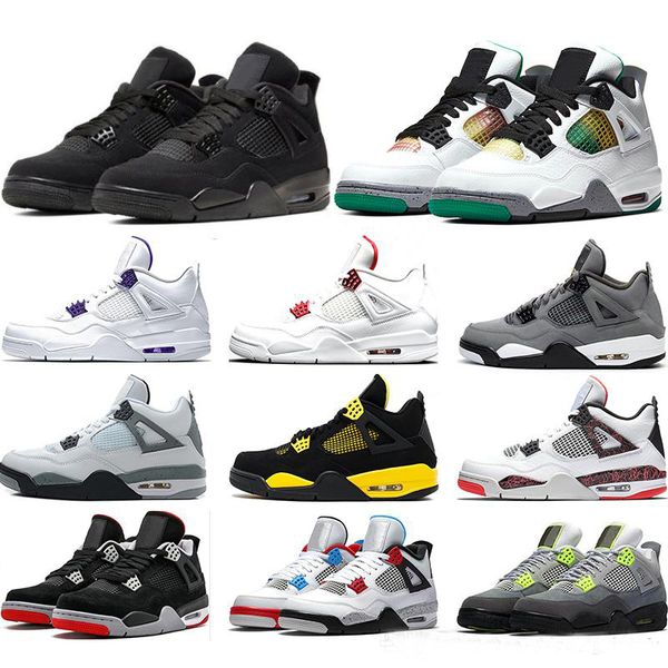 jumpman 4 4s mens trainers basketball shoes bred neon white cement rasta black athletics men sports sneakers size 40-47
jumpman 4 4s mens trainers basketball shoes bred neon white cement rasta black athletics men sports sneakers size 40-47