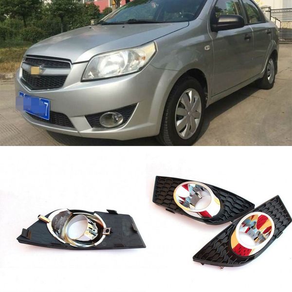2pcs kit car front left + right bumper fog light lamp frame cover grille trim fit for chevrolet lova 2009-2011
2pcs kit car front left + right bumper fog light lamp frame cover grille trim fit for chevrolet lova 2009-2011