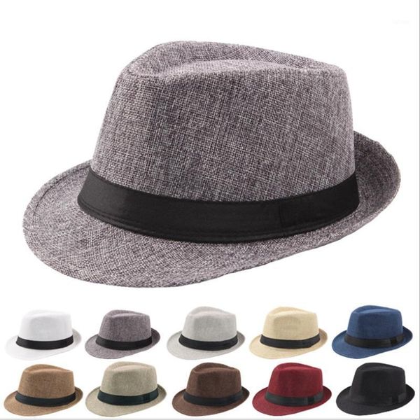 wzcx casual solid color sun protection summer men cap breathable fashion new vintage beach hat jazz hat1, Blue;gray
wzcx casual solid color sun protection summer men cap breathable fashion new vintage beach hat jazz hat1, Blue;gray