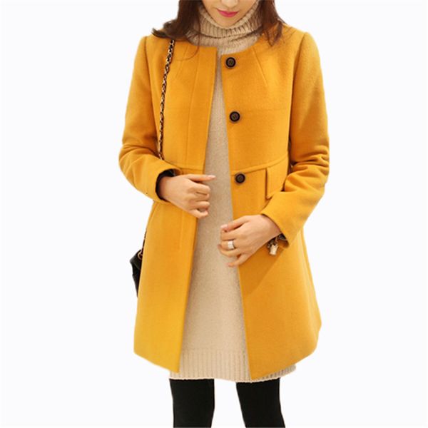 women autumn winter new large women's long loose big size female woolen casual wool coat j806, Black
women autumn winter new large women's long loose big size female woolen casual wool coat j806, Black