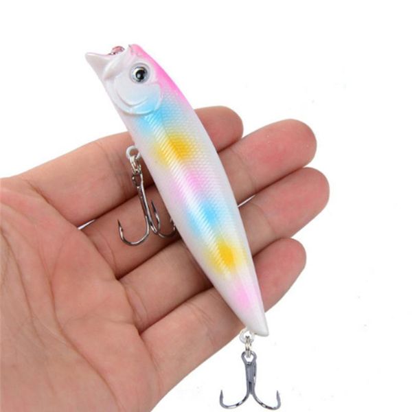 1pcs popper fishing lures 9.2cm/11.5g ater fishing hard bait 5 colors available bass crankbait wobbler plastic fish qyljes
1pcs popper fishing lures 9.2cm/11.5g ater fishing hard bait 5 colors available bass crankbait wobbler plastic fish qyljes