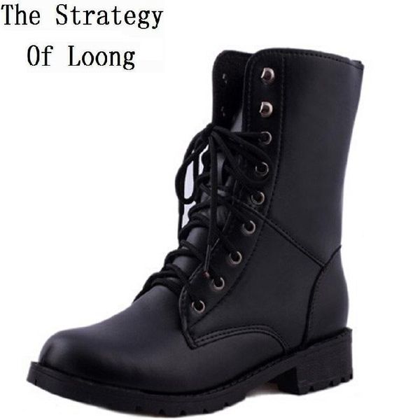 boots spring autumn women low heel genuine leather motorcycle winter high lady realleather mid equestrian sxq07, Black
boots spring autumn women low heel genuine leather motorcycle winter high lady realleather mid equestrian sxq07, Black