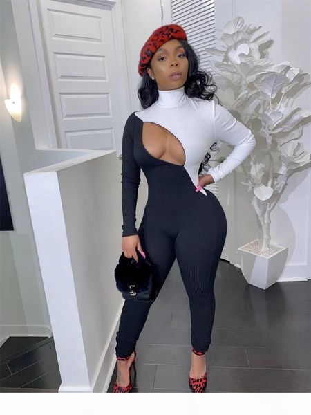 plus size 2x summer women long sleeve jumpsuits fashion knitted rompers panelled skinny bodysuits casual zipper overalls leggings 3837, Black;gray
plus size 2x summer women long sleeve jumpsuits fashion knitted rompers panelled skinny bodysuits casual zipper overalls leggings 3837, Black;gray