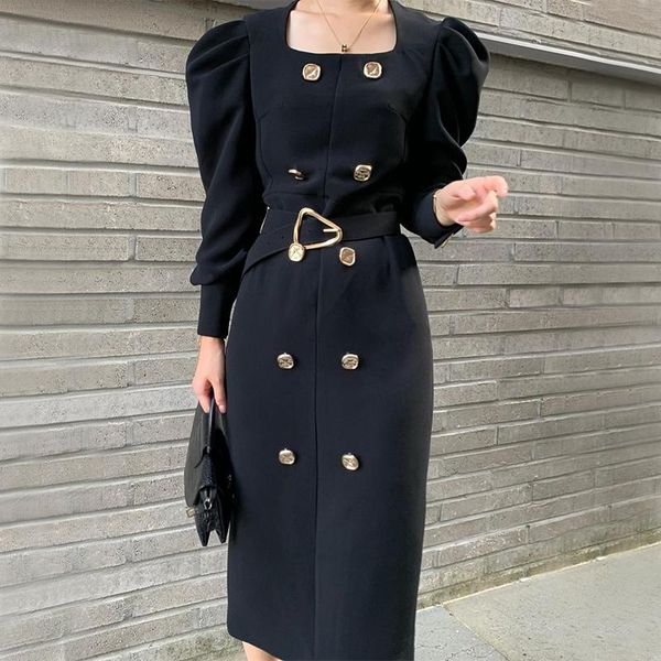 new spring autumn long sleeve blazer dress double breasted sashes bodycon pencil office lady work vestidos dresses, Black;gray
new spring autumn long sleeve blazer dress double breasted sashes bodycon pencil office lady work vestidos dresses, Black;gray