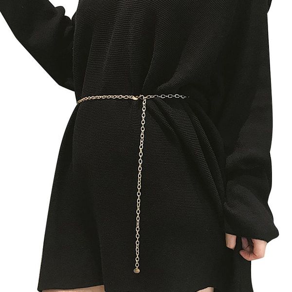 women thin chain dress female gold silver body waist chain belt belly body jewelry ladies tassel sequins geometric metal belt, Black;brown
women thin chain dress female gold silver body waist chain belt belly body jewelry ladies tassel sequins geometric metal belt, Black;brown