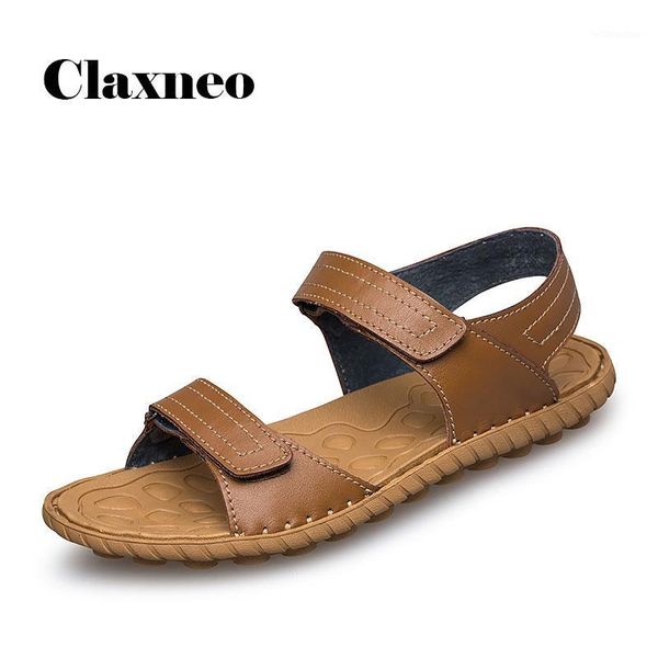 men leather sandal 2020 summer mans shoes hook and loop breathable casual sandals male walking footwear outdoor soft new arrival1, Black
men leather sandal 2020 summer mans shoes hook and loop breathable casual sandals male walking footwear outdoor soft new arrival1, Black