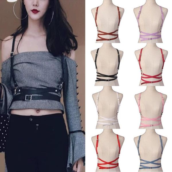 belt women harajuku o-ring garters faux leather women body bondage cage sculpting harness waist belt straps suspenders, Black;brown
belt women harajuku o-ring garters faux leather women body bondage cage sculpting harness waist belt straps suspenders, Black;brown
