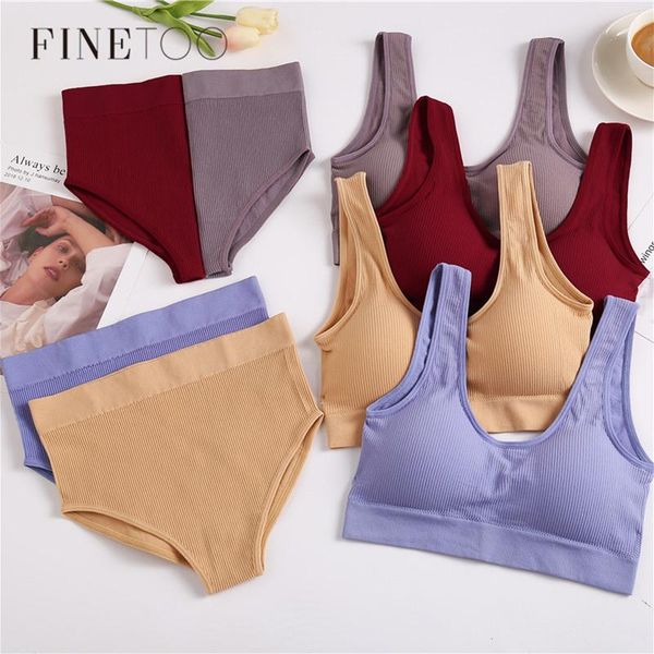 bras sets finetoo seamless set high waist panties women wireless underwear suit soft padded s-xl backless bralette lingerie, Red;black
bras sets finetoo seamless set high waist panties women wireless underwear suit soft padded s-xl backless bralette lingerie, Red;black