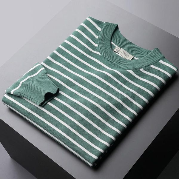 new round collar mens sweaters autumn and winter stripe casual male sweater fashion slim fit man sweaters 3xl, White;black
new round collar mens sweaters autumn and winter stripe casual male sweater fashion slim fit man sweaters 3xl, White;black