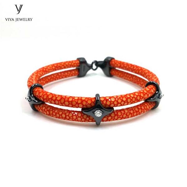 charm bracelets customize colorful high-end stingray girl bracelet with 925 sterling silver star charming friendship gift, Golden;silver
charm bracelets customize colorful high-end stingray girl bracelet with 925 sterling silver star charming friendship gift, Golden;silver