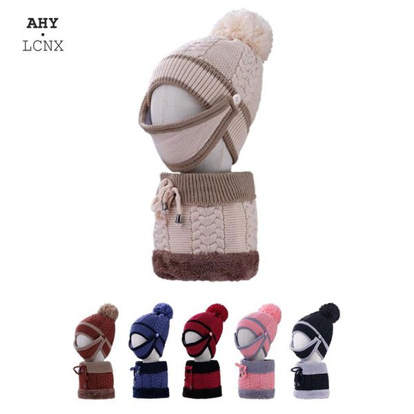 3pcs autumn winter hat mask scarf set thick warm women's knitted hat warm velvet scarf set for women riding hats accessories, Blue;gray
3pcs autumn winter hat mask scarf set thick warm women's knitted hat warm velvet scarf set for women riding hats accessories, Blue;gray