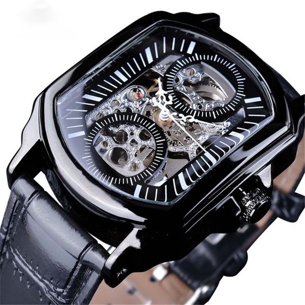 selling european and american men's fashion watch leisure hollowed-out rectangular mechanical movement automatic mechanical belt watch, Slivery;brown
selling european and american men's fashion watch leisure hollowed-out rectangular mechanical movement automatic mechanical belt watch, Slivery;brown
