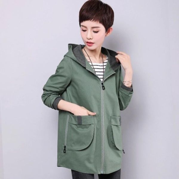 women's trench coats plus size 4xl female spring autumn coat with hooded 2021 middle age women long sleeve windbreaker ladies basic f74, Tan;black
women's trench coats plus size 4xl female spring autumn coat with hooded 2021 middle age women long sleeve windbreaker ladies basic f74, Tan;black