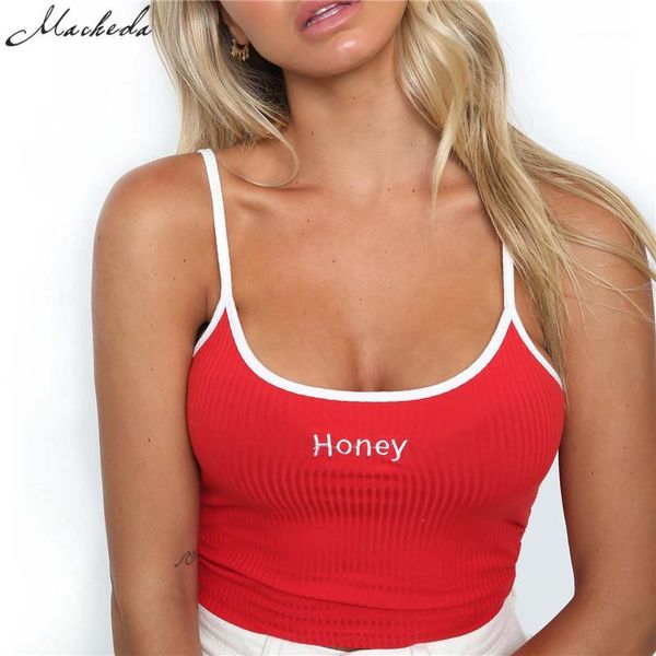 macheda 2018 new fashion women tank red white letter "honey" print casual sleeveless camisole crochet crop
macheda 2018 new fashion women tank red white letter "honey" print casual sleeveless camisole crochet crop