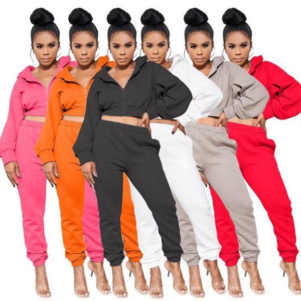 long sleeve zip hooded women tracksuits new womens designers clothes women two piece jogging suits casual, Gray
long sleeve zip hooded women tracksuits new womens designers clothes women two piece jogging suits casual, Gray