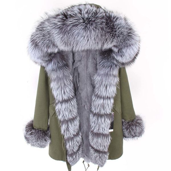 2021 new winter jacket women long section overcome the silver fox fur collar headband thick rabbit skin lining ja 54g5, Black
2021 new winter jacket women long section overcome the silver fox fur collar headband thick rabbit skin lining ja 54g5, Black