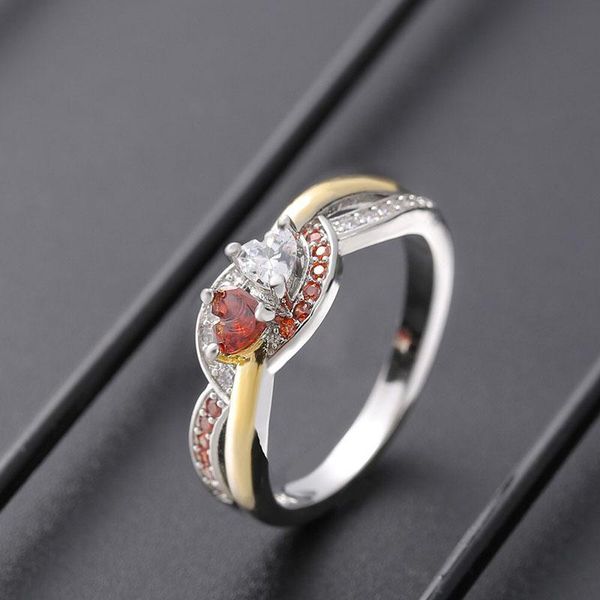 mengyi роскошные уникальные годовщины подарок красный / белый кубический zircon 9 2 5 кольца для женщин невесты брака обручальное кольцо пар, Slivery;golden
mengyi роскошные уникальные годовщины подарок красный / белый кубический zircon 9 2 5 кольца для женщин невесты брака обручальное кольцо пар, Slivery;golden
