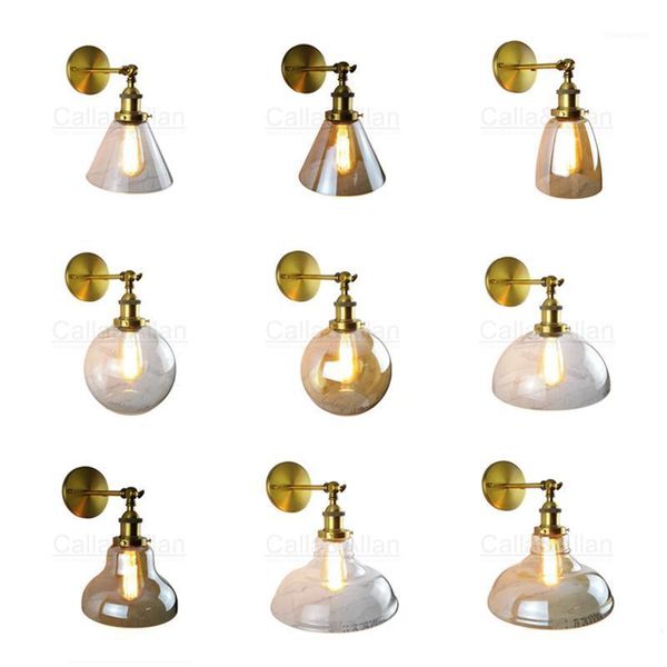 round ball clear glass shade antique wall light sconce e27 ac110v/220v edison antique brass style wall lamp1
round ball clear glass shade antique wall light sconce e27 ac110v/220v edison antique brass style wall lamp1
