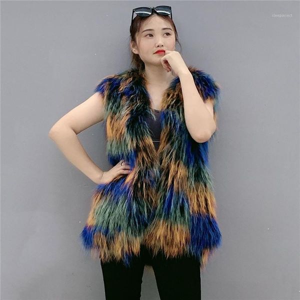 real high-quality raccoon fur vest winter fashion warm jacket seven-color woven mid-length vest1, Black;white
real high-quality raccoon fur vest winter fashion warm jacket seven-color woven mid-length vest1, Black;white