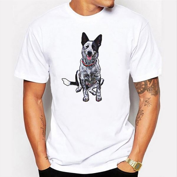 dog printed short-sleeved summer casual fashion t-shirt men's plus size top, White;black
dog printed short-sleeved summer casual fashion t-shirt men's plus size top, White;black