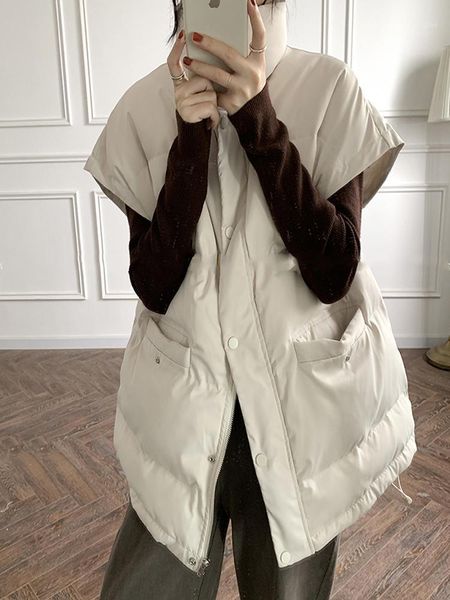 2020 new autumn winter korean women vest cotton-padded short waistcoat sleeveless down jacket outwear female casual parka mujer1, Black;white
2020 new autumn winter korean women vest cotton-padded short waistcoat sleeveless down jacket outwear female casual parka mujer1, Black;white