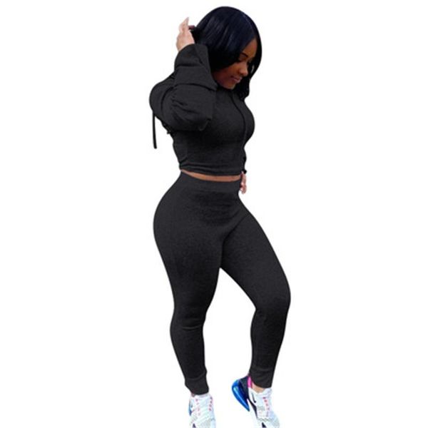 ladies solid color sets fashion trend long sleeve hooded sweatshirt elastic waist pant suits designer female autumn casual skinny tracksuits, Gray
ladies solid color sets fashion trend long sleeve hooded sweatshirt elastic waist pant suits designer female autumn casual skinny tracksuits, Gray