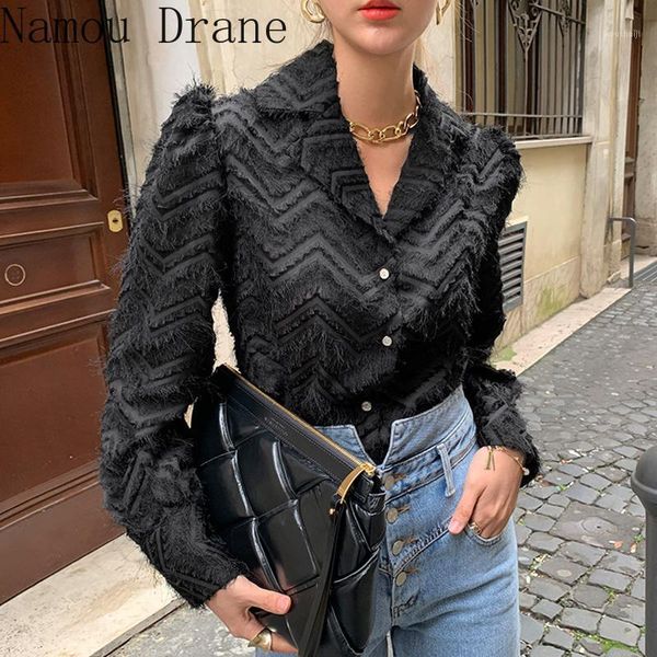 korean autumn fashionable single breasted three-dimensional tassel design loose and versatile long sleeve shirt for women1, White
korean autumn fashionable single breasted three-dimensional tassel design loose and versatile long sleeve shirt for women1, White