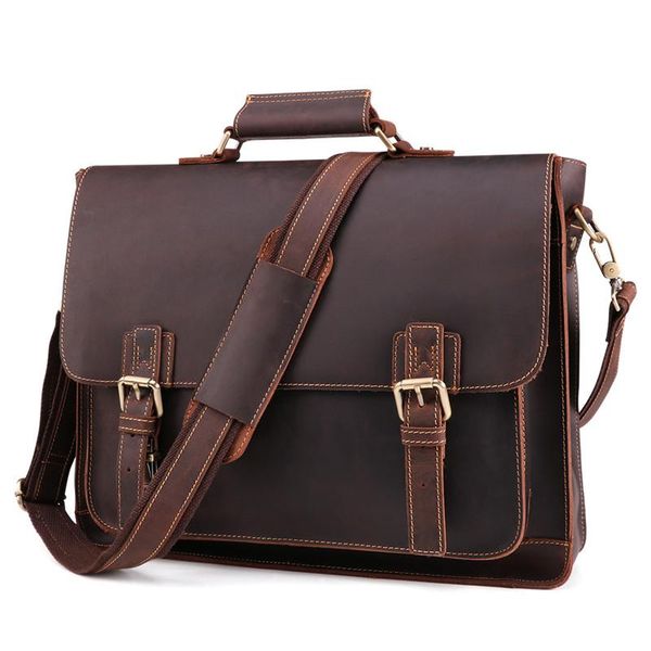 men's genuine leather briefcase crazy horse genuine leather messenger male lapbag men business travel bag
men's genuine leather briefcase crazy horse genuine leather messenger male lapbag men business travel bag