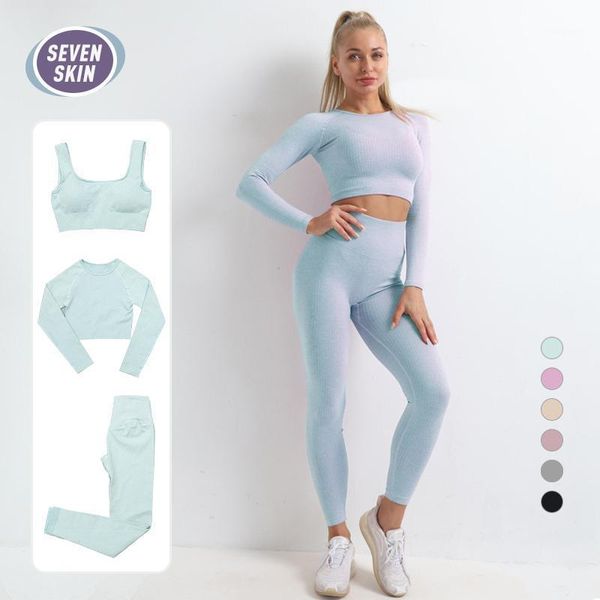 seven skin women sportswear yoga set workout clothes athletic wear gym fitness leggings sport bra crop long sleeve yoga suit1, White;red
seven skin women sportswear yoga set workout clothes athletic wear gym fitness leggings sport bra crop long sleeve yoga suit1, White;red